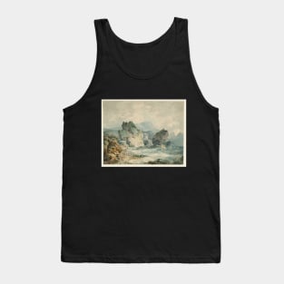 A Bay on a Rocky Coast, with a Man Running, 1792-93 Tank Top